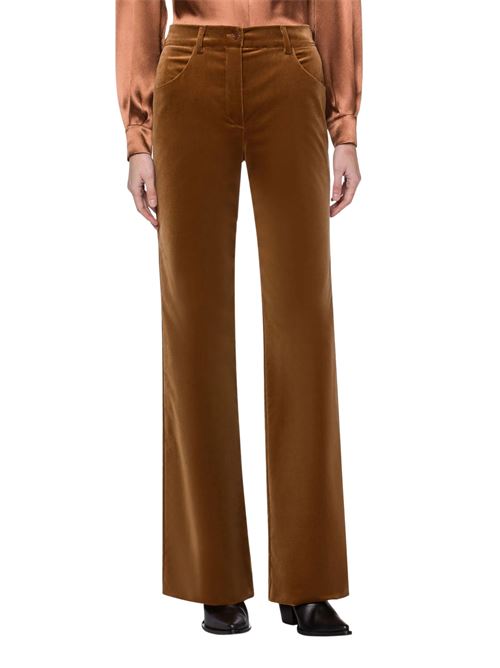 Pantalone Donna marrone a vita bassa ALBERTA FERRETTI | A033466350097